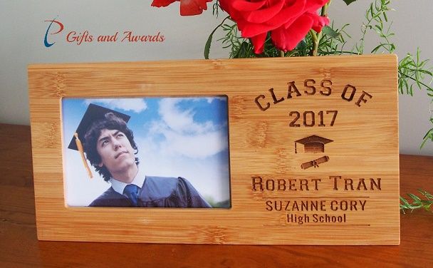 Personalized Graduation 4 x 6 Wood Photo Frame