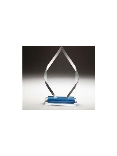 Personalised Drop Shape Crystal Award